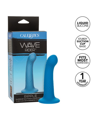 CALEXOTICS - WAVE RIDER RIPPLE ANAL PLUG BLUE