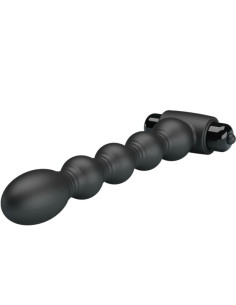PRETTY LOVE - LYNN SILICONE ANAL PLUG 10 VIBRATIONS BLACK 2