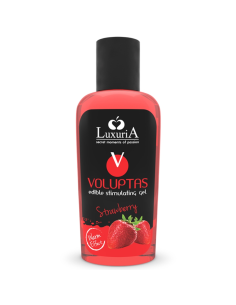 INTIMATELINE LUXURIA - VOLUPTAS EDIBLE MASSAGE GEL WARMING EFFECT - STRAWBERRY 100 ML