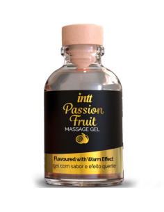 INTT MASSAGE and ORAL SEX - PASSION FRUIT FLAVORED MASSAGE GEL WITH HEAT EFFECT