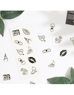 SECRET PLAY - SET OF 10 CANDY COLLECTION TEMPORARY TATTOOS 2