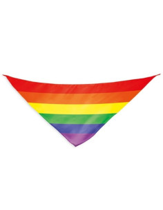 PRIDE - RAINBOW FLAG TRIANGULAR COTTON SCARF