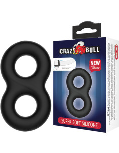 CRAZY BULL - DVIGUBAS BEGALYBĖS SILIKONINIS ŽIEDAS