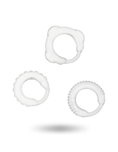 ADDICTED TOYS - C-RING SET CLEAR