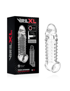 VIRILXL - PENIS EXTENSION AND SHEATH V11 TRANSPARENT 2