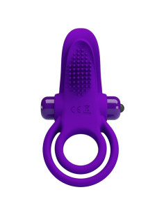PRETTY LOVE - PURPLE VIBRATING PENIS RING 2