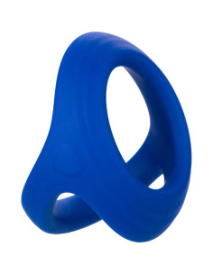 CALEXOTICS - ADMIRAL COCK BALL DUAL RING BLUE