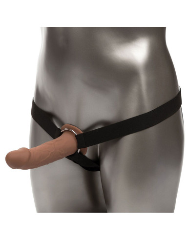 CALEXOTICS - PERFORMANCE MAXX LIFE-LIKE EXTENSION WITH HARNESS BROWN SKIN