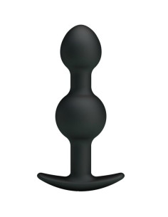 PRETTY LOVE - SPECIAL STIMULATION SILICONE ANAL BALLS 10.3 CM BLACK