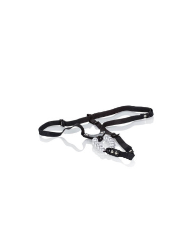 CALEXOTICS - LOVERS THONG W. PLEASURE PEARLS