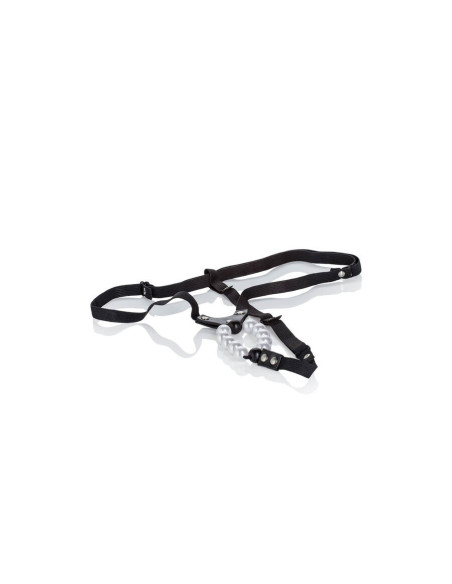 CALEXOTICS - LOVERS THONG W. PLEASURE PEARLS