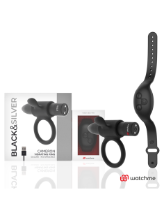 BLACKandSILVER - CAMERON NUOTOLINIO VALDYMO PENIES ŽIEDAS, LAIKRODIS ME