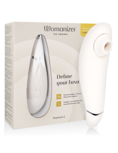 WOMANIZER - PREMIUM 2 CLITORAL STIMULATOR WARM GRAY