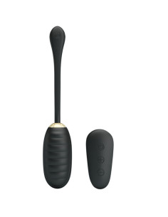 PRETTY LOVE - DOREEN LUXURY RECHARGEABLE VIBRATING EGG BLACK REMOTE CONTROL