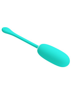 PRETTY LOVE - JULIUS WATERPROOF-RECHARGEABLE VIBRATING EGG AQUA GREEN
