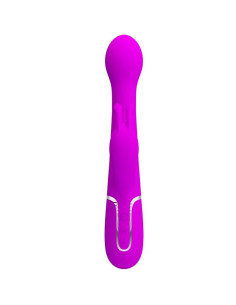 PRETTY LOVE - DEJON RABBIT VIBRATOR 3 IN 1 MULTIFUNCTION VIOLET 2