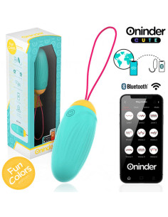 ONINDER CUTE - LOVE PLEASURE VIBRO-ROTATING SILICONE GEM EGG - FREE WORLDWIDE APP 2