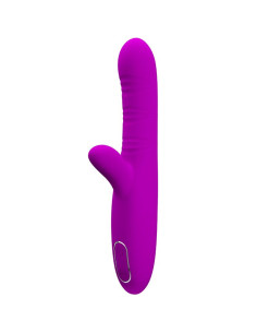 PRETTY LOVE - ANGELIQUE MULTIFUNCTION VIBRATOR CLITORIS STIMULATOR PURPLE