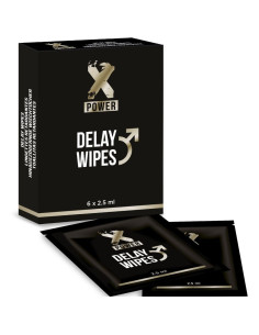 X POWER - DELAY WIPES 6 UNITS