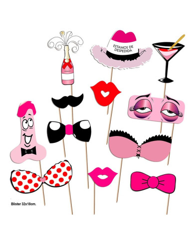 DIABLO PICANTE - PHOTOCALL PARTY SET MODEL 1 - 12 UNITS