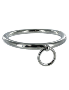 METAL HARD - BDSM NECKLACE WITH RING 10CM