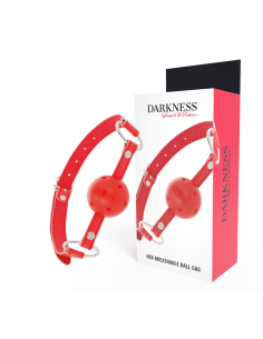 DARKNESS - RED BREATHABLE GAG