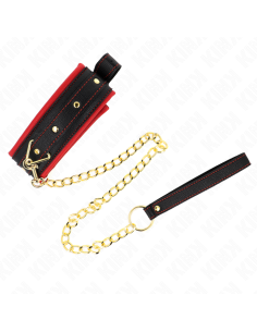 KINK - COLLAR WITH PLAIN FABRIC LEASH ADJUSTABLE 33-48 CM X 5.7 CM 2