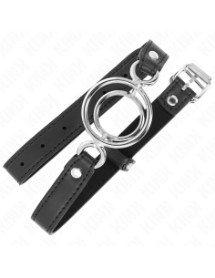 KINK - GAG WITH MULTIPLE O-RINGS 5 CM BLACK 63 X 2.5 CM 2