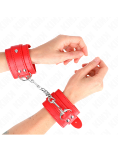 KINK - SIMPLE WRIST RESTRAINTS RED ADJUSTABLE 20-23 CM X 5.5 CM