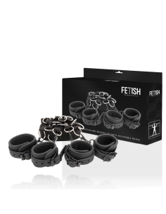 FETISH SUBMISSIVE - LUXURY BED TIES SET WITH NOPRENE LINING 2