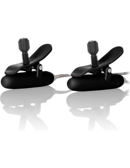 CALEXOTICS - VIBR HEATED NIPPLE TEASERS BLACK