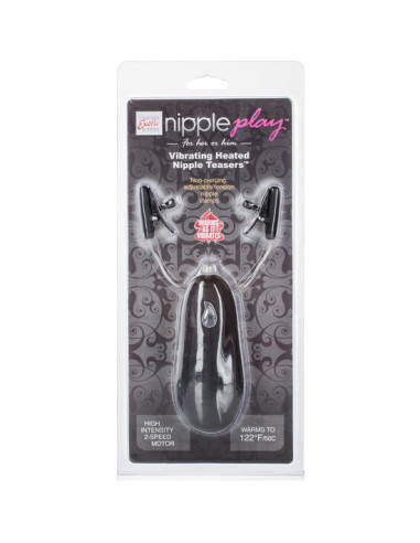 CALEXOTICS - VIBR HEATED NIPPLE TEASERS BLACK