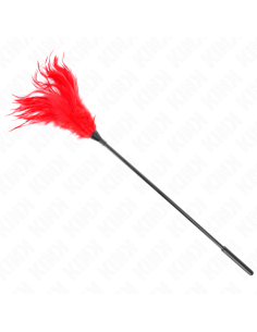 KINK - MULTIPLE RED TICKLE FEATHERS 45 CM 2