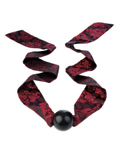 CALEXOTICS - SCANDAL BALL GAG WITH BLACK-RED BOW