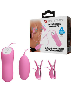 PRETTY LOVE - TWEEZERS WITH VIBRATION AND PINK ELETROSHOCK 2