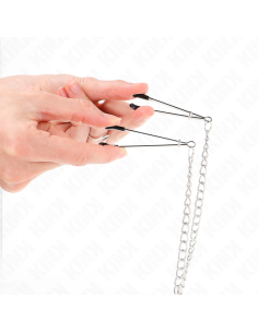 KINK - TRIPLE NIPPLE AND CLIT CLAMPS WITH CHAIN MODEL 1 2