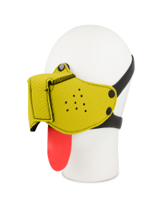 OHMAMA FETISH DOG MUZZLE - YELLOW