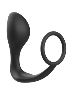 ADDICTED TOYS - ANAL PLUG WITH BLACK SILICONE RING