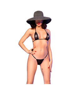 CHILIROSE - CR 4840 MICRO BIKINI BLACK S-M