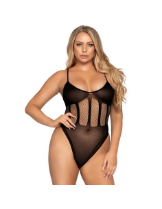 LEG AVENUE - BODYSUIT AND SKIRT SET ONE SIZE 2