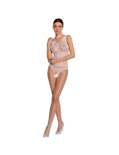 PASSION - WOMAN BS086 WHITE BODYSTOCKING ONE SIZE