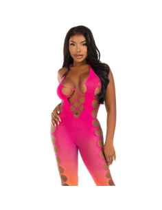 LEG AVENUE - ANKLE BODYSTOCKING SUNSET