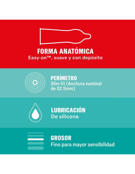 DUREX - SENSITIVO SLIM FIT 10 UNITS