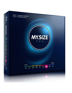 MY SIZE - PRO CONDOMS 64 MM 36 UNITS