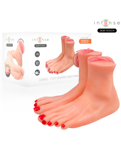 INTENSE DEEP TOUCH - GABBIE TWO-PIECE FOOT-SHAPED MASTUBADOR