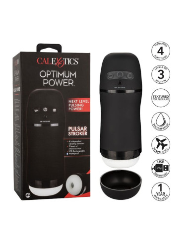 CALEXOTICS - OPTIMUM POWER VIBRATING SUCTION MASTURBATOR