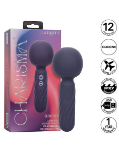 CALEXOTICS - CHARISMA SEDUCTION MASSAGER 12 FUNCTIONS 17.75 CM X 6.25 CM PURPLE