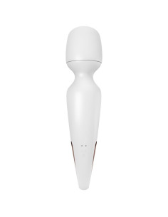 SATISFYER – vibruojantis masažuoklis „WAND ERLAND“, baltas 2