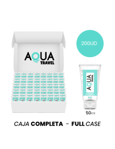 MOQ 200 - AQUA TRAVEL TROPICAL FRUITS FLAVOUR WATERBASED LUBRICANT - 50 ML