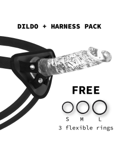 X RAY - HARNESS CLEAR COCK 21 CM -O- 4 CM